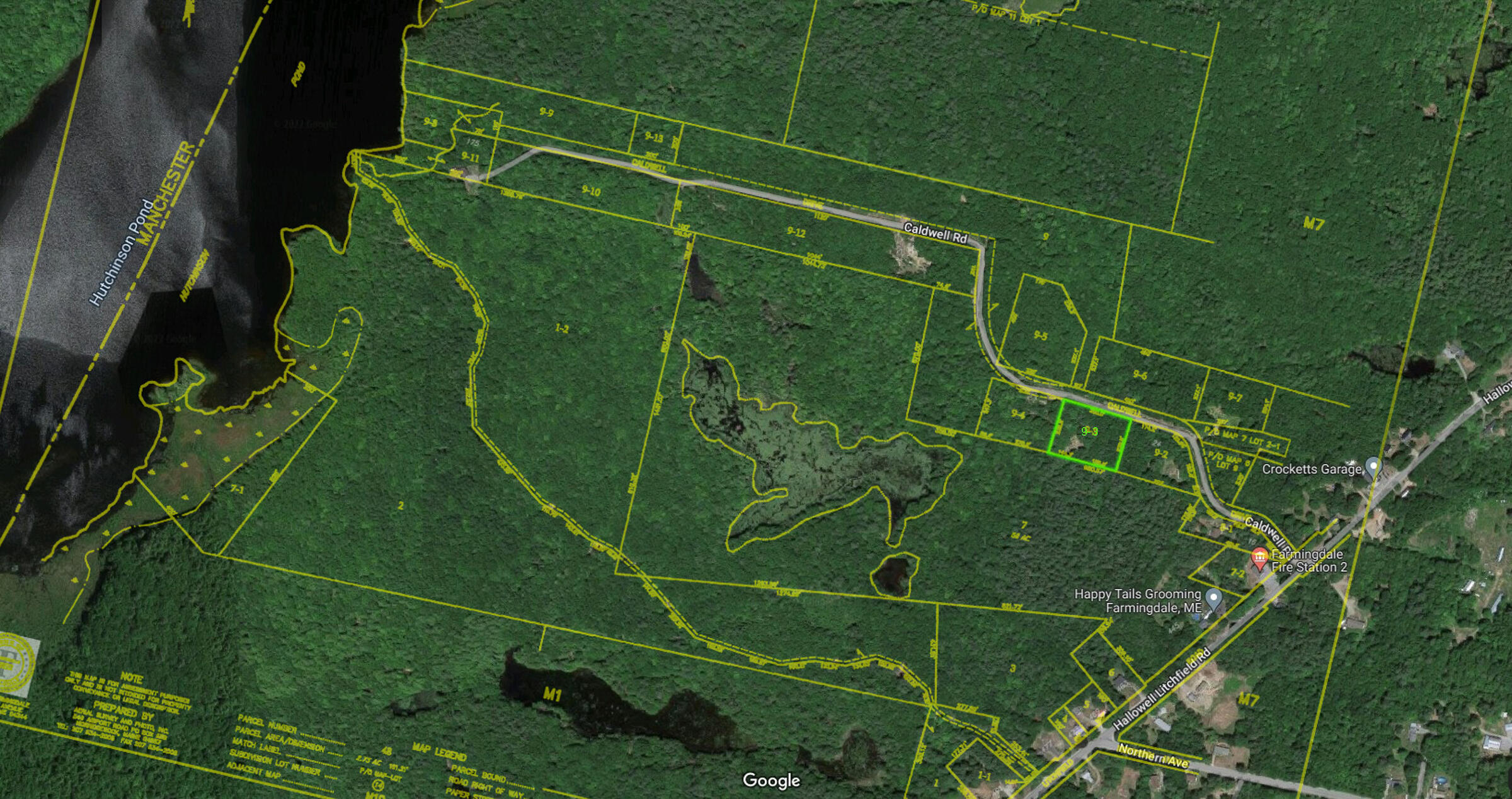 9 Caldwell Road Farmingdale, ME 04344 - Photo 4 of 36 108793map-101