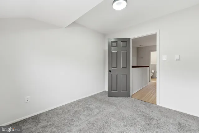 a view of empty room