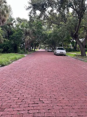 a house with trees in front of it