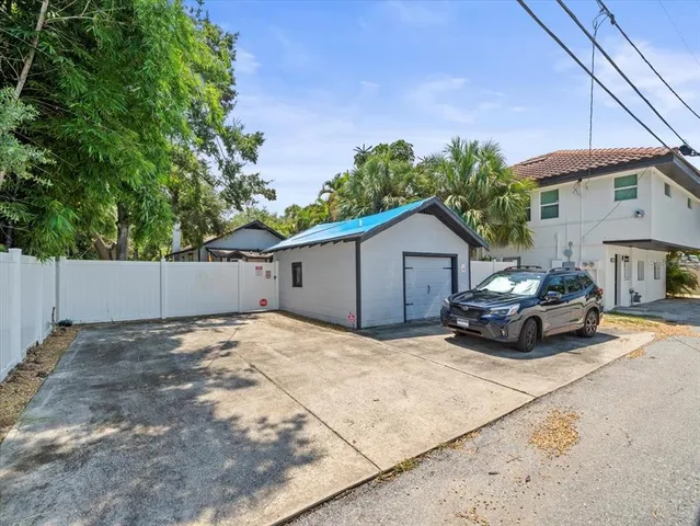 a car parked in front of house