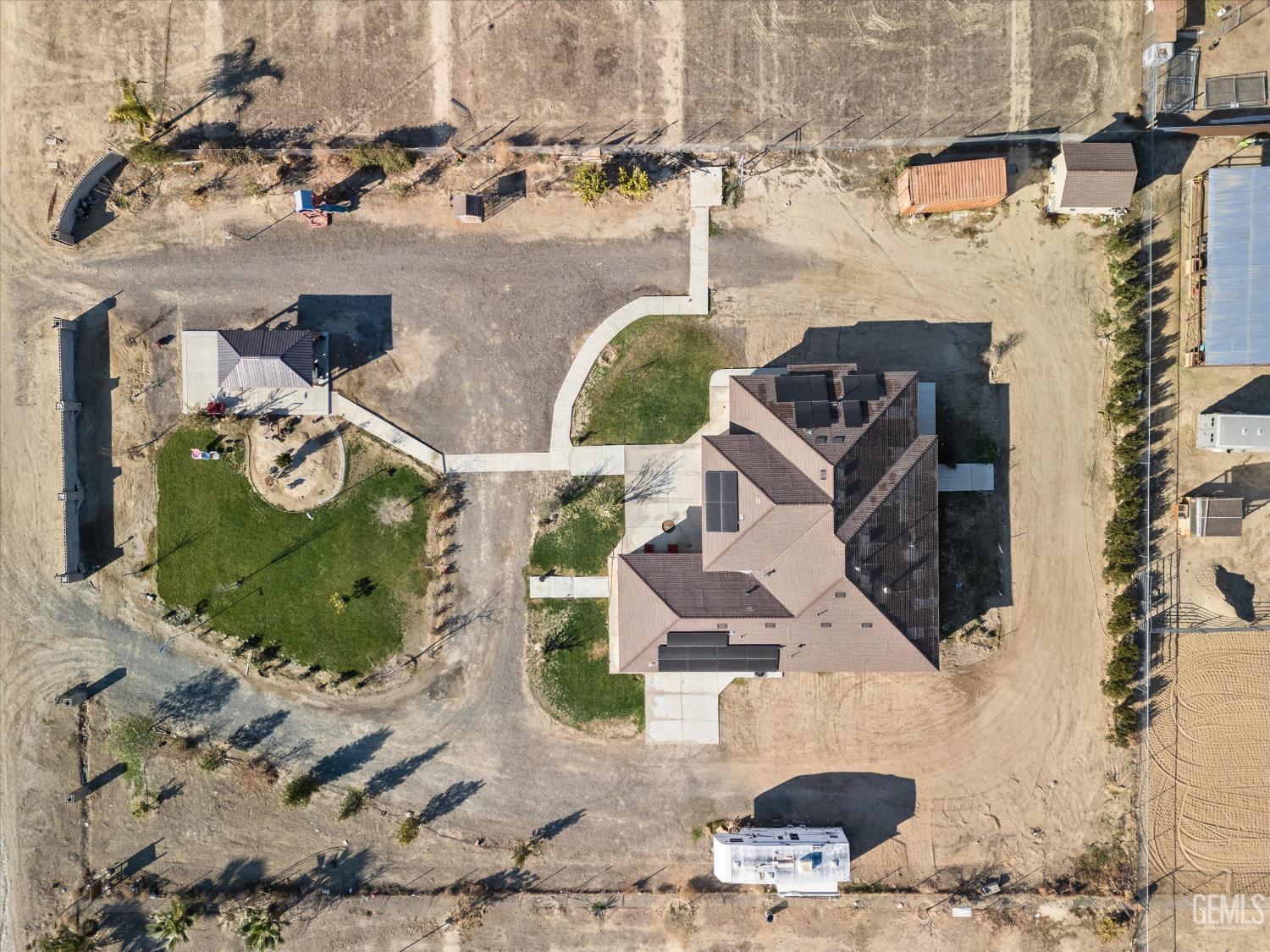 Undisclosed Address Taft, CA 93268 - Photo 40 of 43 an aerial view of houses with outdoor space