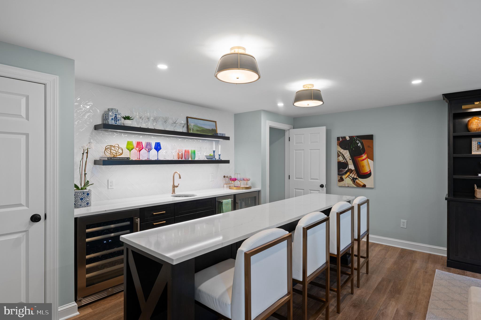 108 Overlook Lane Wayne, PA 19087 - Photo 44 of 56 Lower level/bar area