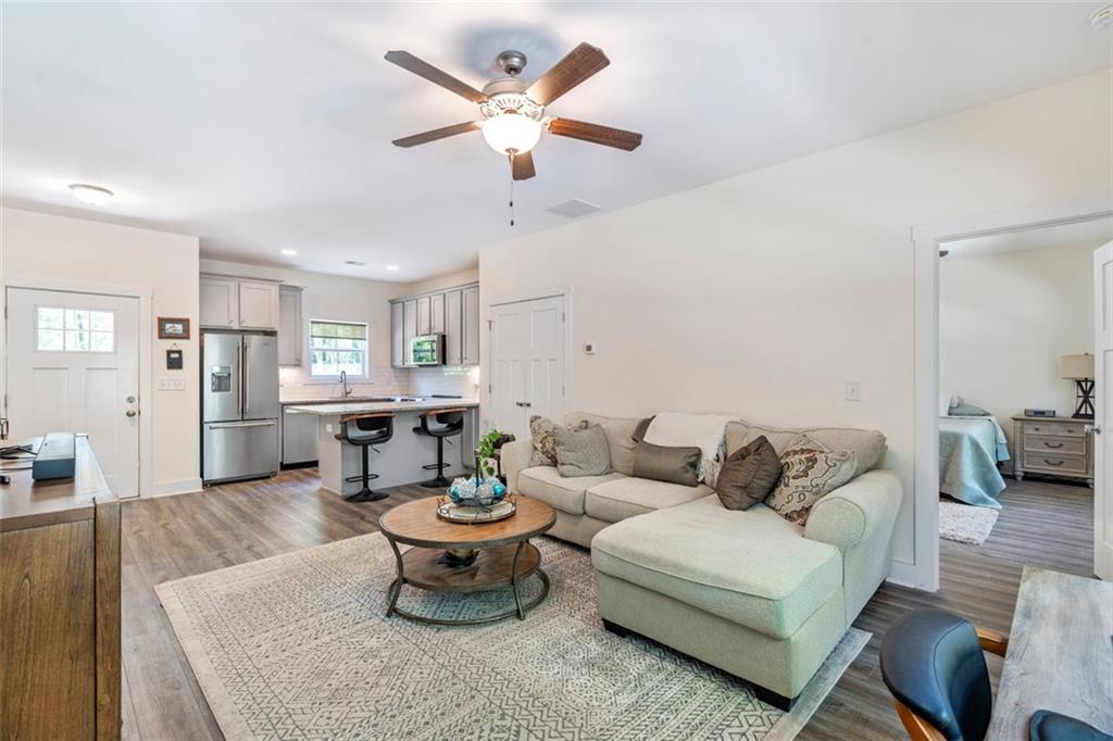 225 Hamrick Road Bremen, GA 30110 - Photo 35 of 61 a living room with furniture and a large window