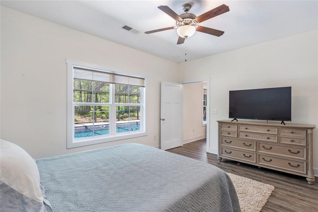 225 Hamrick Road Bremen, GA 30110 - Photo 42 of 61 a bedroom with furniture and flat screen tv