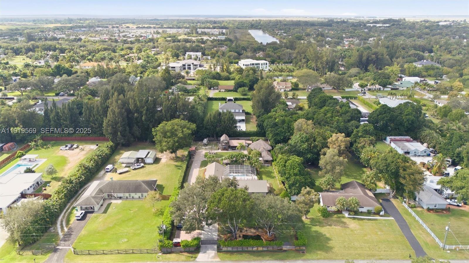 5601 Southwest 195th Terrace Southwest Ranches, FL 33332 - Photo 6 of 84 an aerial view of residential houses with outdoor space