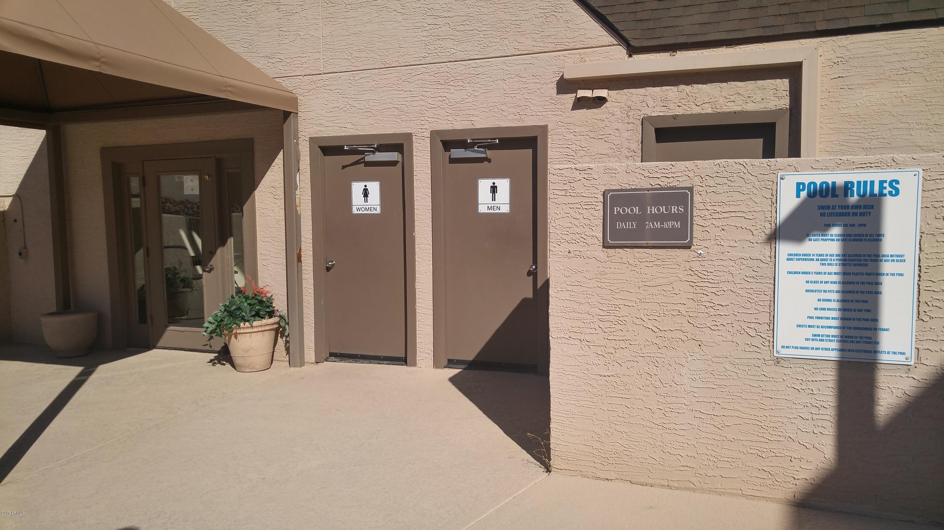 1340 North Recker Road, Unit 219 Mesa, AZ 85205 - Photo 6 of 41 a view of a house with potted plants