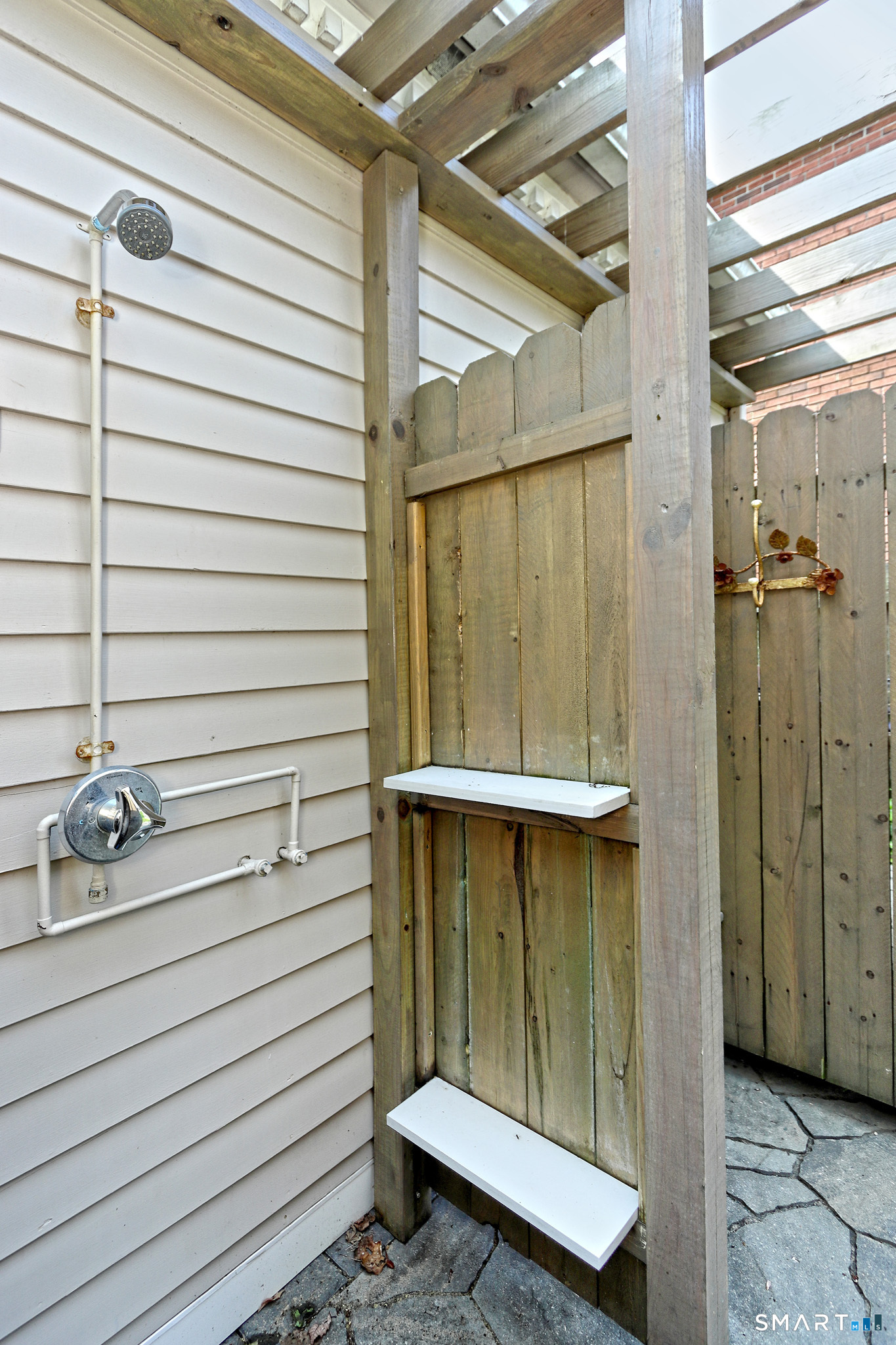 13 Billows Road Old Saybrook, CT 06475 - Photo 23 of 34 Outdoor shower with hot and cold water