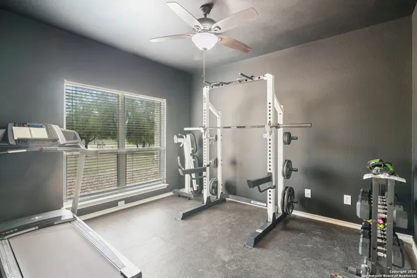a view of a livingroom with wooden floor