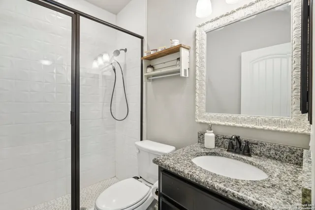 a living room filled with furniture