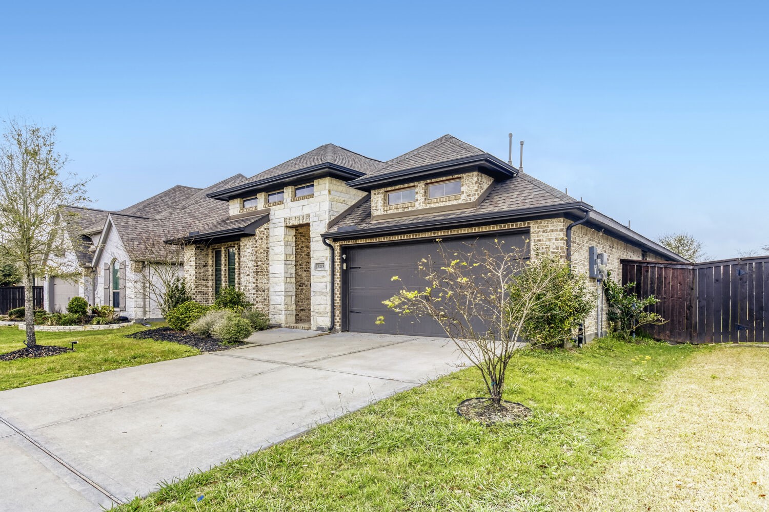 9219 Eckert Road Iowa Colony, TX 77583 - Photo 2 of 26 This 2021 single-story Perry home has tons of curb appeal.
