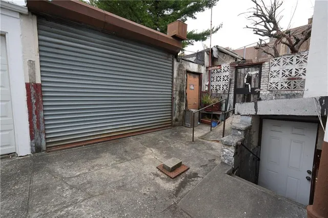 a backyard of a house