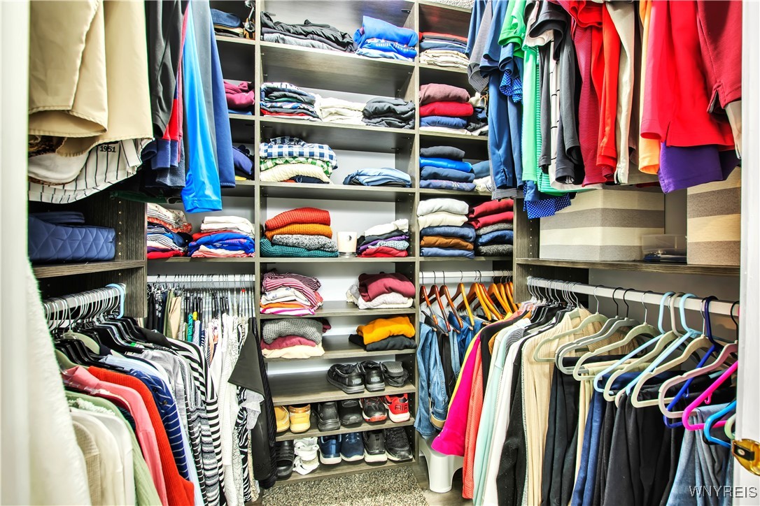 2850 Amsdell Road, Unit 1 Hamburg, NY 14075 - Photo 24 of 50 Walk-in 'California' designed closet w/shelves + l