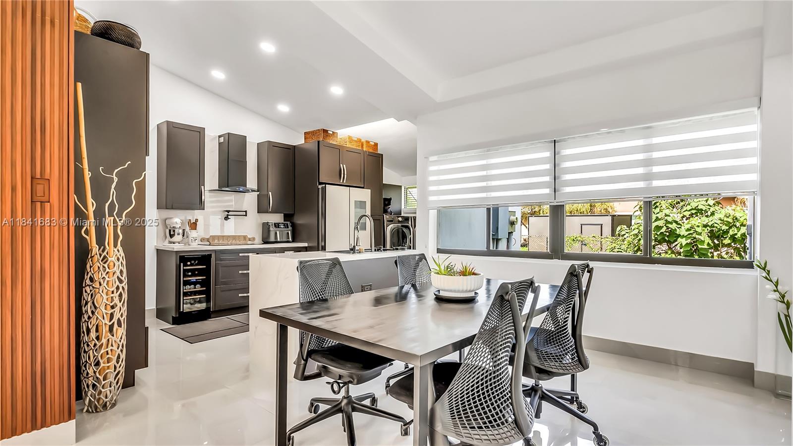 17101 Southwest 48th Street Southwest Ranches, FL 33331 - Photo 35 of 40 a view of a dining room with furniture window and outside view