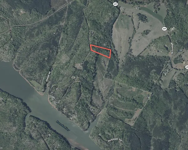 a view of a yard with trees