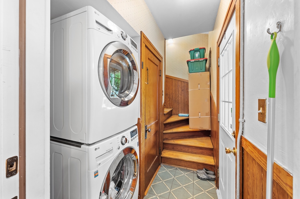 23 Devens Road Worcester, MA 01606 - Photo 18 of 42 a view of a door with washer and dryer