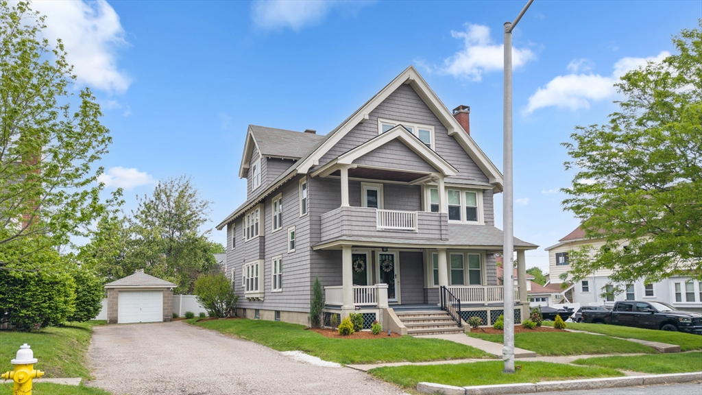 23 Devens Road Worcester, MA 01606 - Photo 2 of 42 a front view of a house with garden