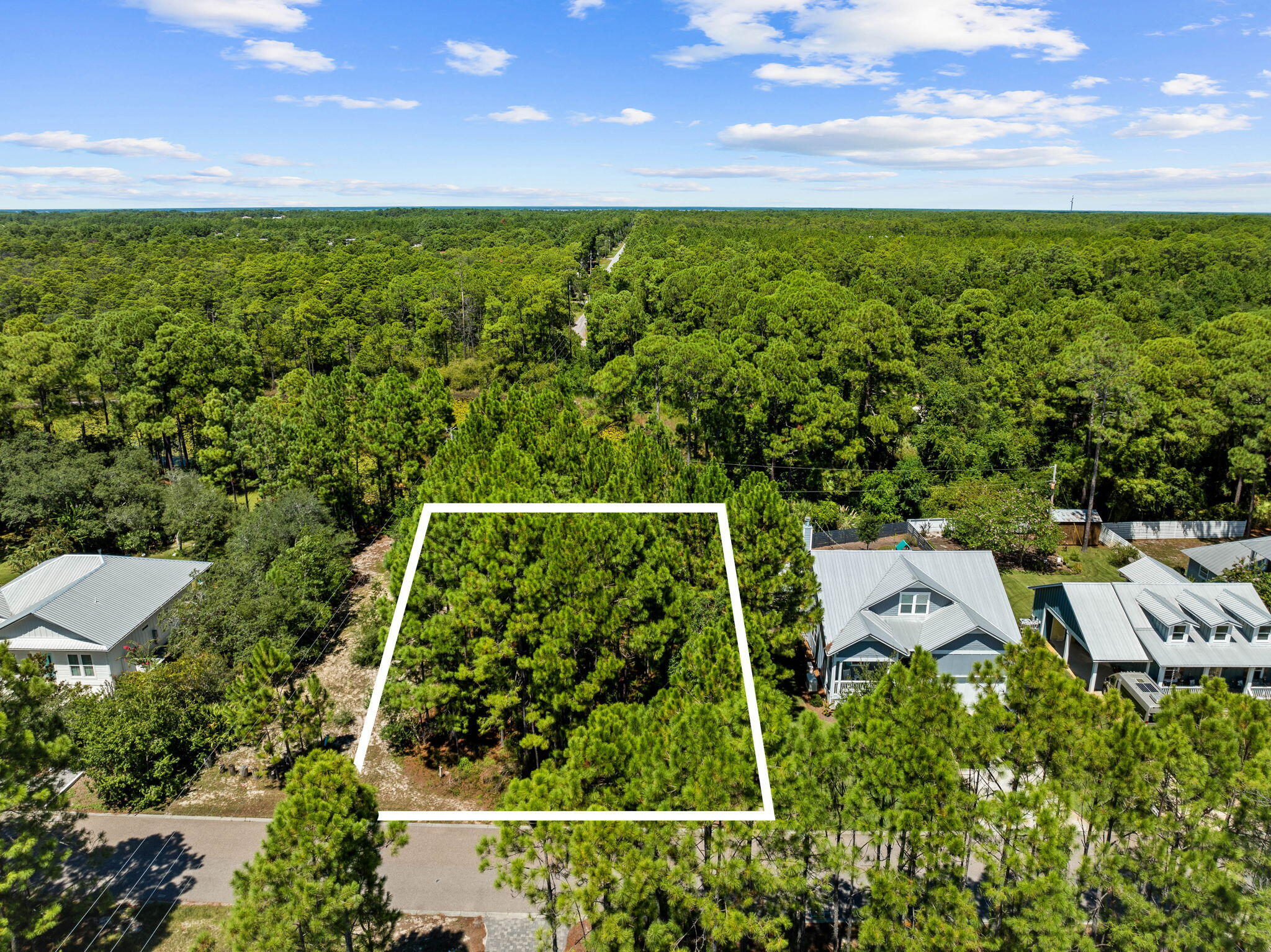 31 Spotted Dolphin Road Santa Rosa Beach, FL 32459 - Photo 10 of 28 an aerial view of a house with a yard