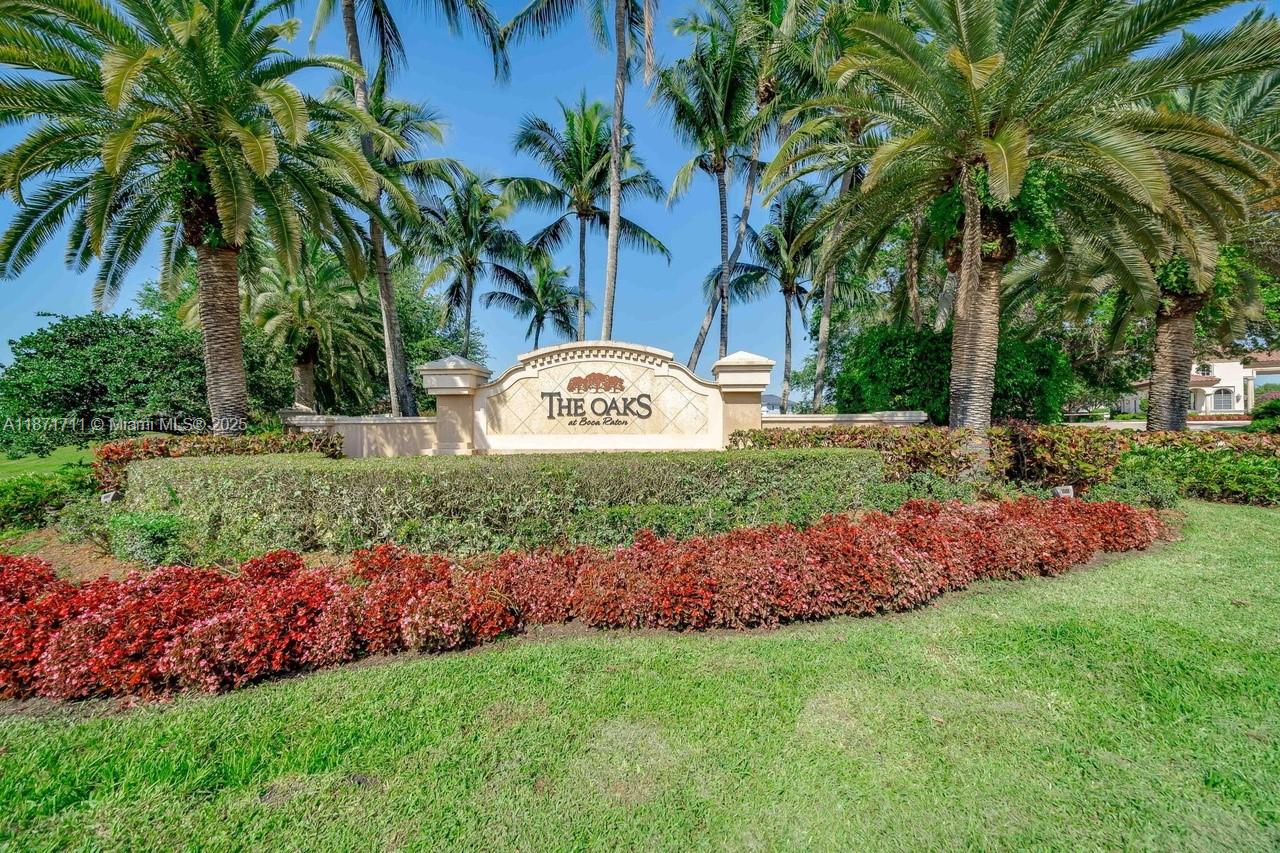 17838 Monte Vista Drive Boca Raton, FL 33496 - Photo 63 of 66 a view of garden with palm trees