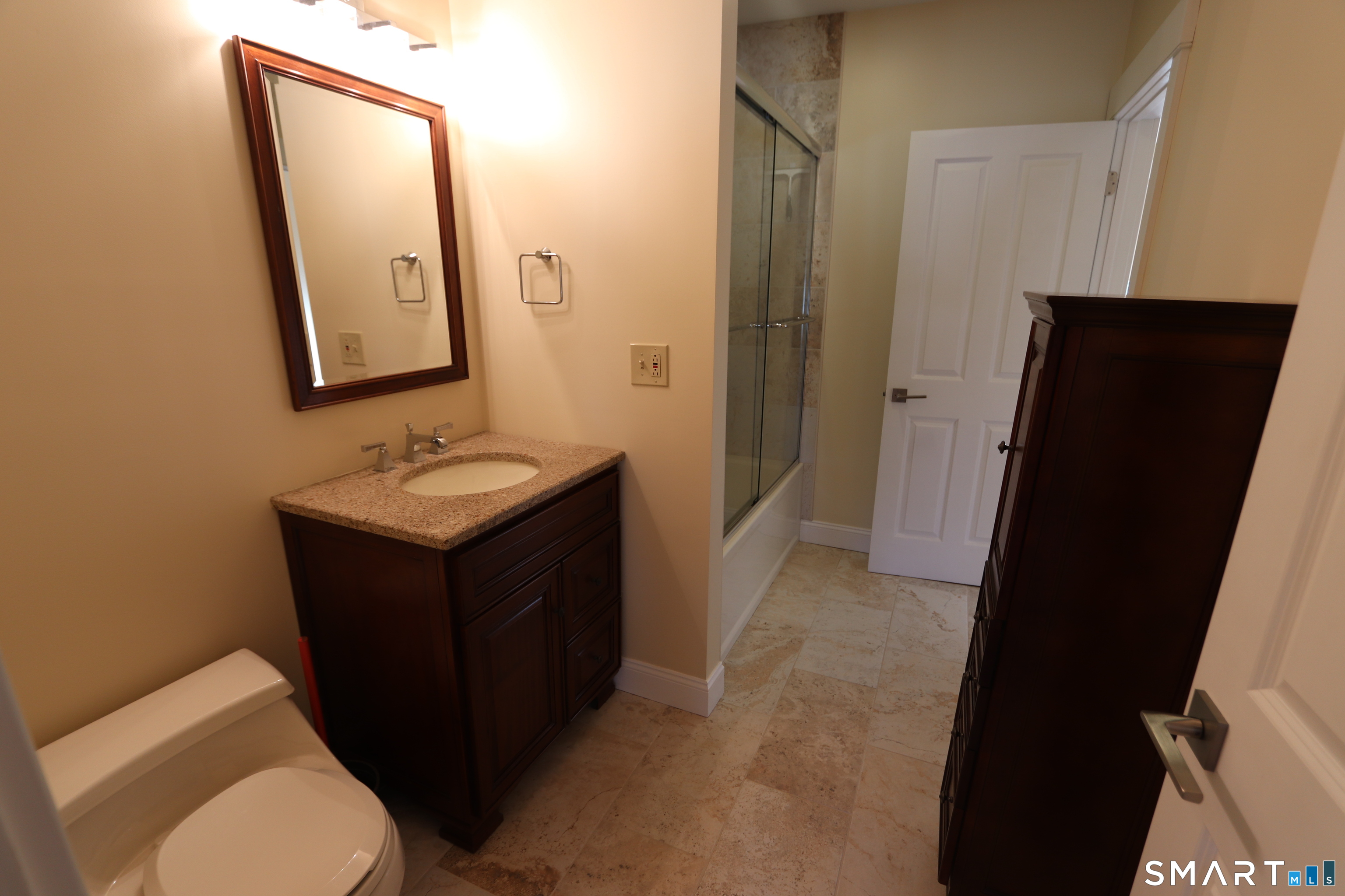 67 Warren Street, Unit 2 New Haven, CT 06511 - Photo 9 of 9 a bathroom with a sink and a mirror