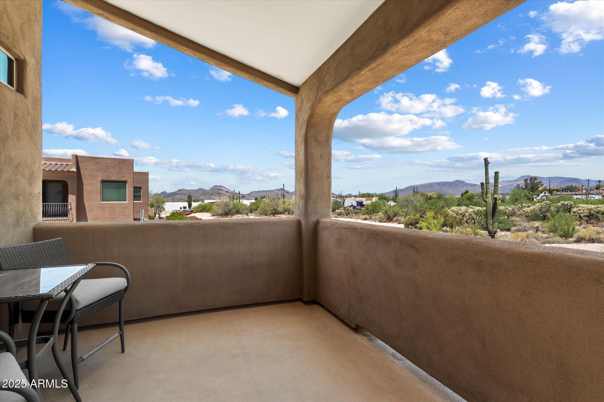 6434 East Military Road, Unit 108 Cave Creek, AZ 85331 - Photo 30 of 41 Primary Suite #2 Balcony - 30