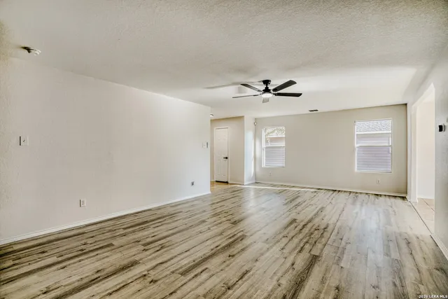wooden floor in an empty room