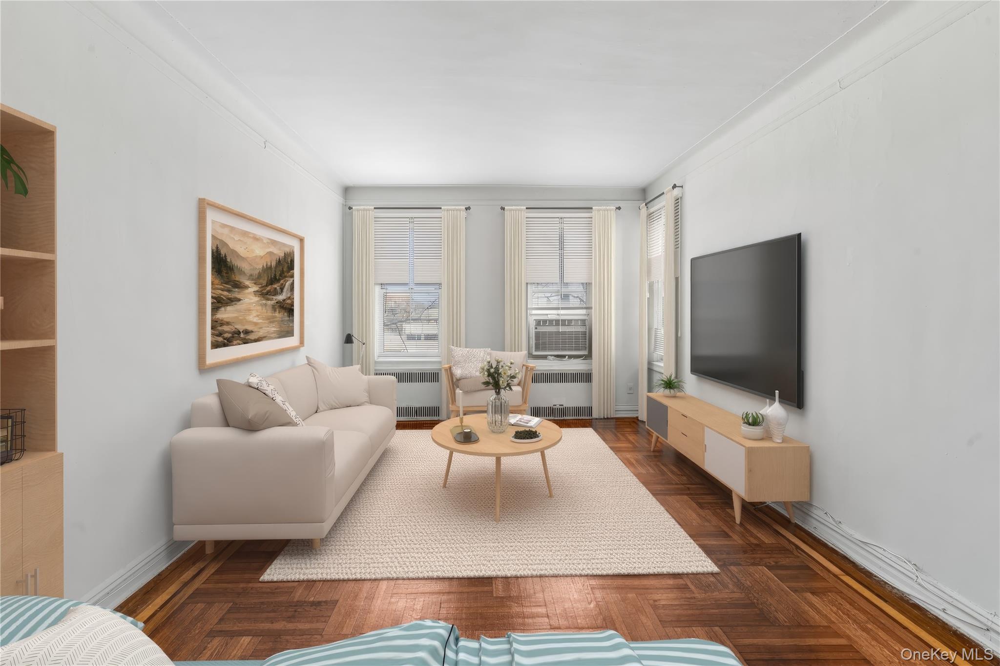 111-39 76th Road, Unit D8 Queens, NY 11375 - Photo 2 of 16 Great Space! For living and dedicated sleeping area.Virtually Staged