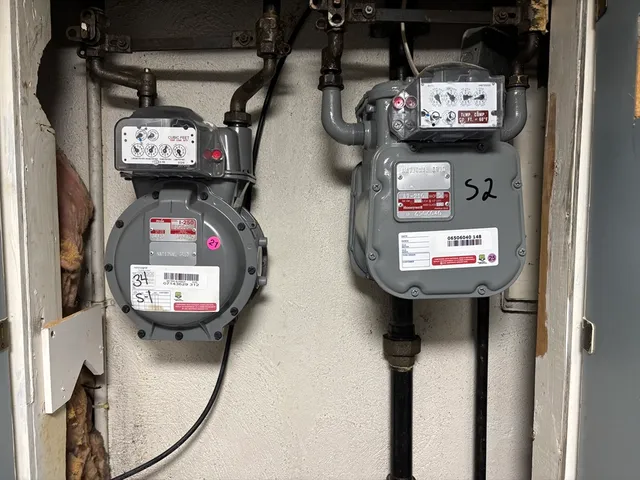 a view of a hallway with elevator