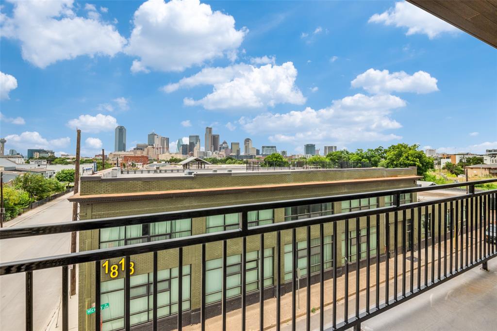 1900 South Ervay Street, Unit 508 Dallas, TX 75215 - Photo 11 of 39 a view of city from a balcony
