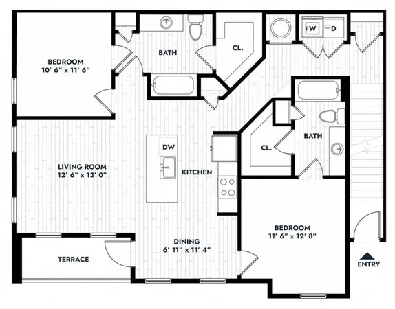 $1,650 | 650 Sgt Ed Holcomb Boulevard North, Unit 2B7102, Conroe, TX 77304