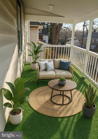 a view of a couches in patio