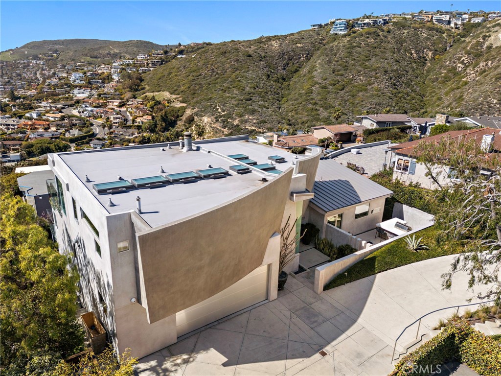 727 Bayview Place Laguna Beach, CA 92651 - Photo 72 of 75 an aerial view of a house with a mountain