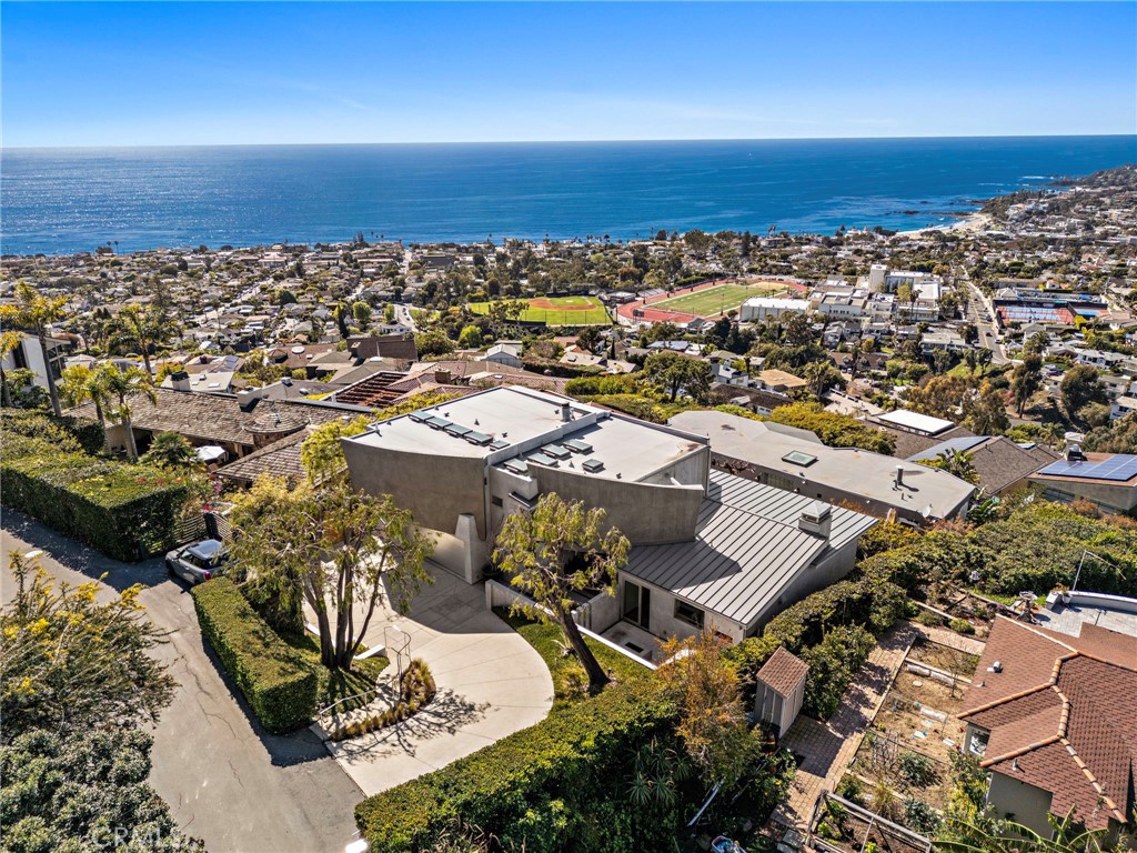 727 Bayview Place Laguna Beach, CA 92651 - Photo 74 of 75 an aerial view of a house with a ocean view