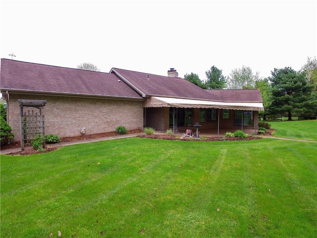 160 Robinson Run Road Butler, PA 16002 - Photo 19 of 25 Awning Covered Patio in Back Yard