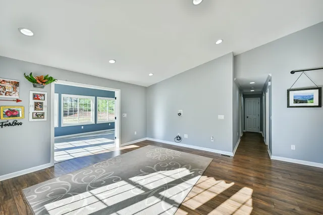 a view of livingroom with furniture and window