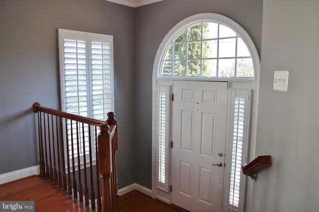 an empty room that has a window