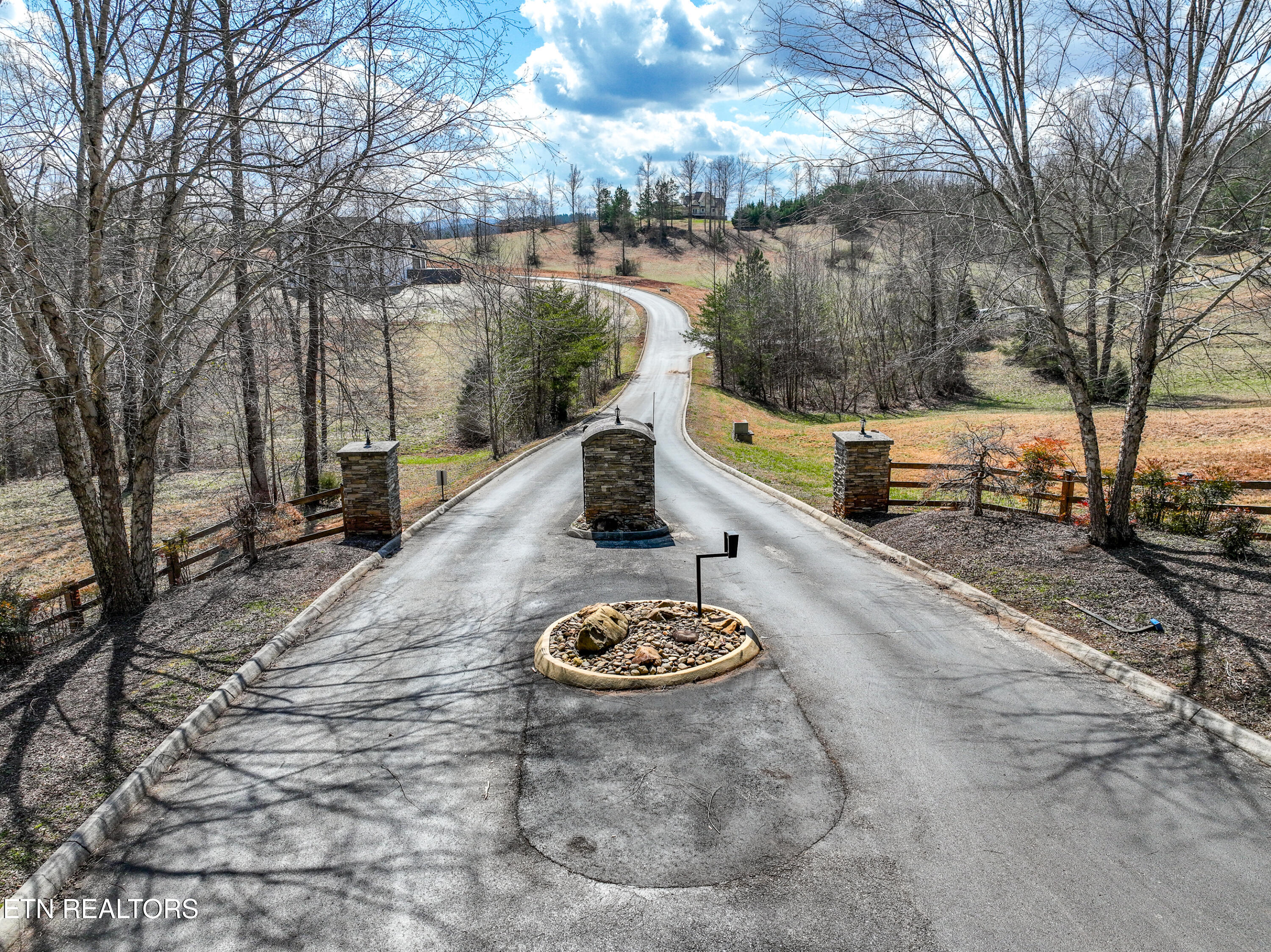 Gated front entrance