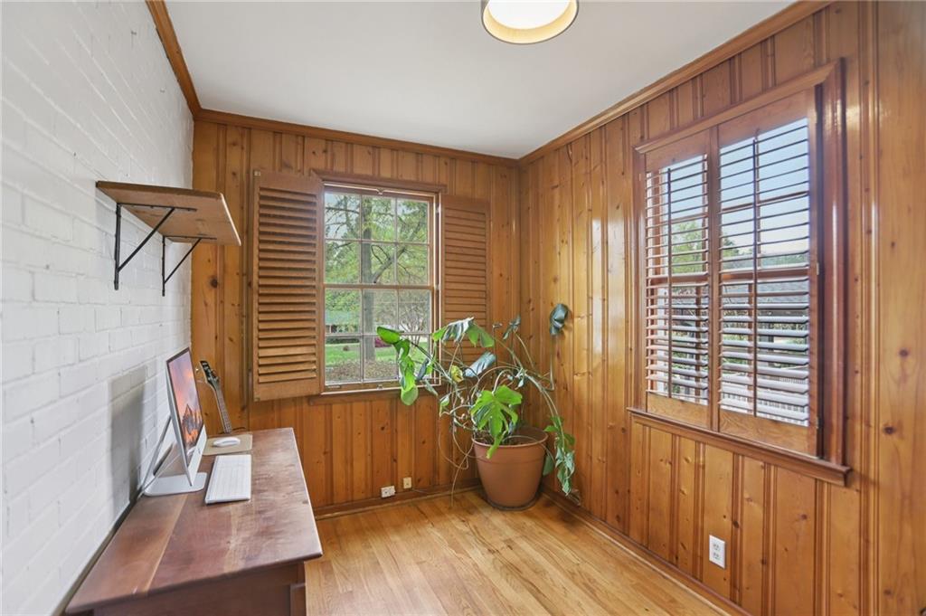 3224 Kensington Road Avondale Estates, GA 30002 - Photo 20 of 59 a view of balcony with furniture and wooden floor