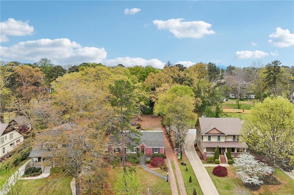 3224 Kensington Road Avondale Estates, GA 30002 - Photo 48 of 59 a aerial view of a house with a yard and balcony