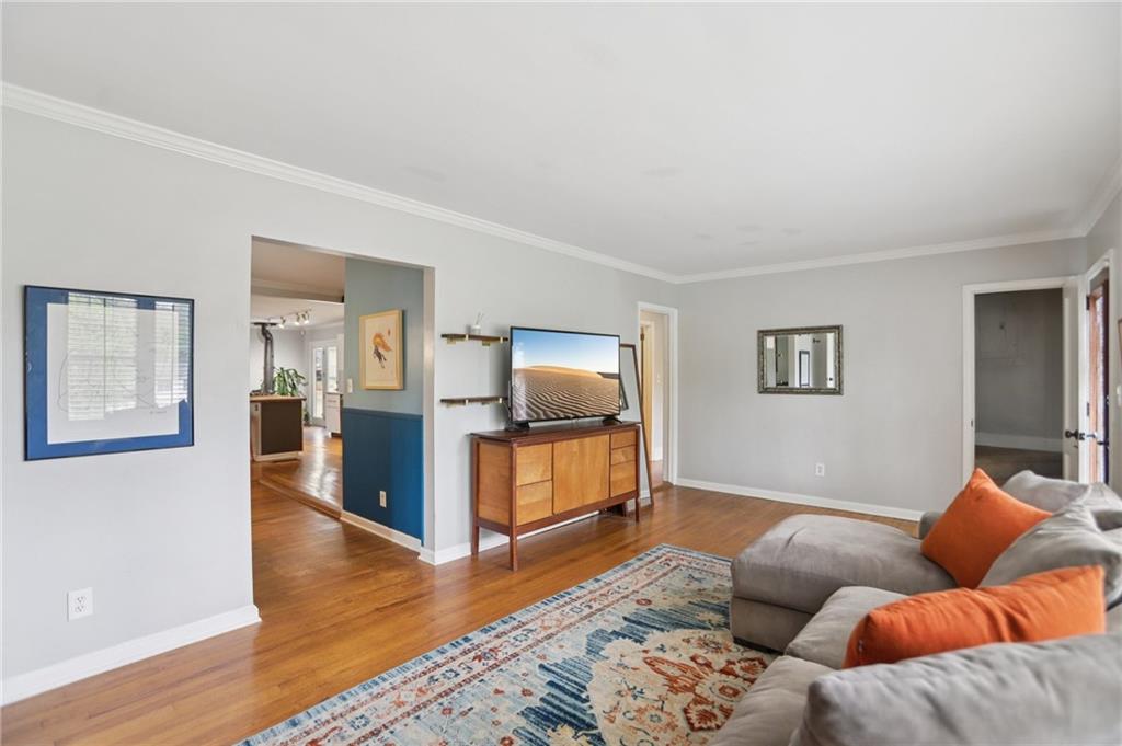3224 Kensington Road Avondale Estates, GA 30002 - Photo 6 of 59 a living room with furniture and wooden floor