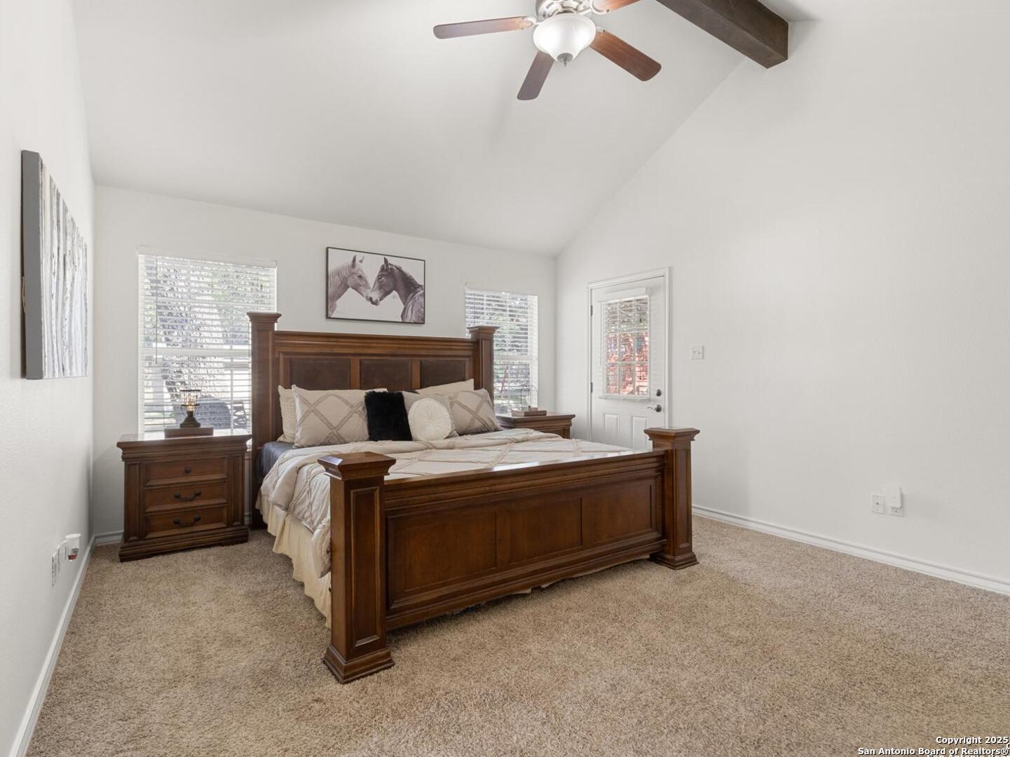 604 Guadalupe Drive Spring Branch, TX 78070 - Photo 15 of 41 a bed room with a bed and a chandelier