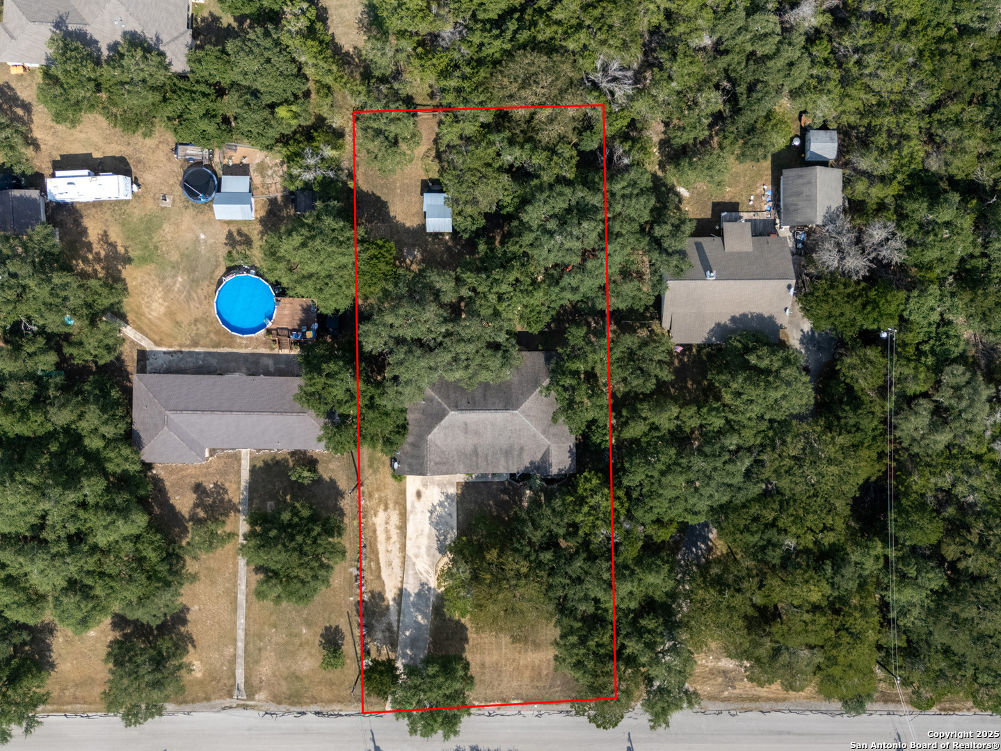 604 Guadalupe Drive Spring Branch, TX 78070 - Photo 35 of 41 an aerial view of a house with outdoor space and street view