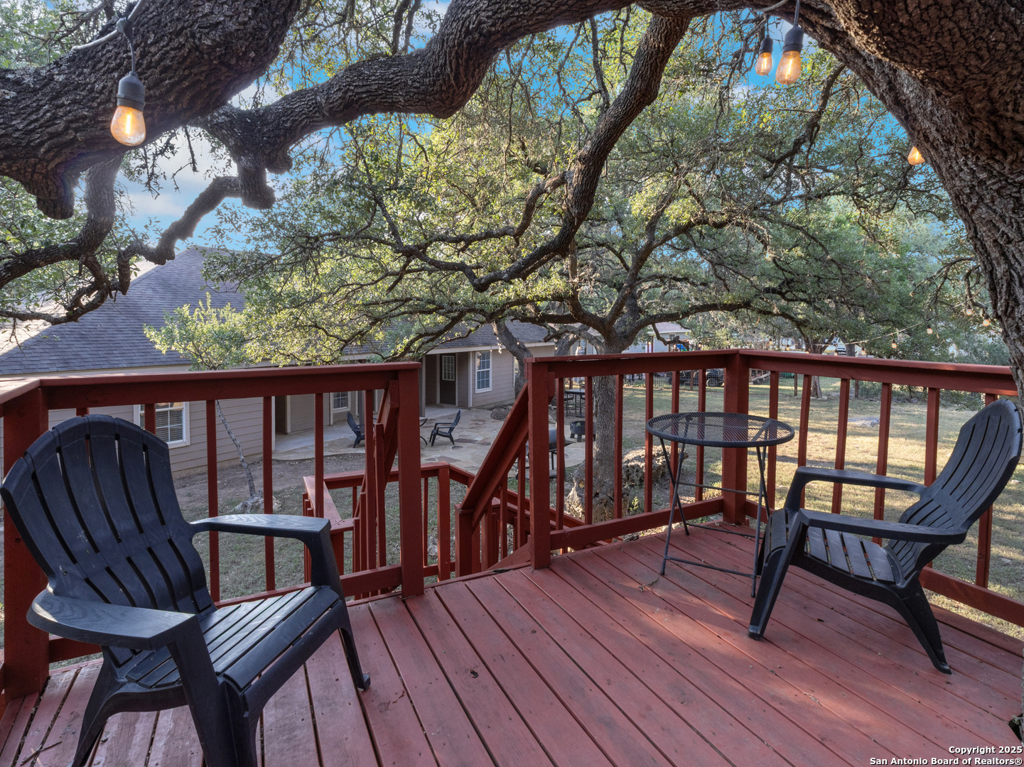 604 Guadalupe Drive Spring Branch, TX 78070 - Photo 41 of 54 a view of a chairs on wooden deck