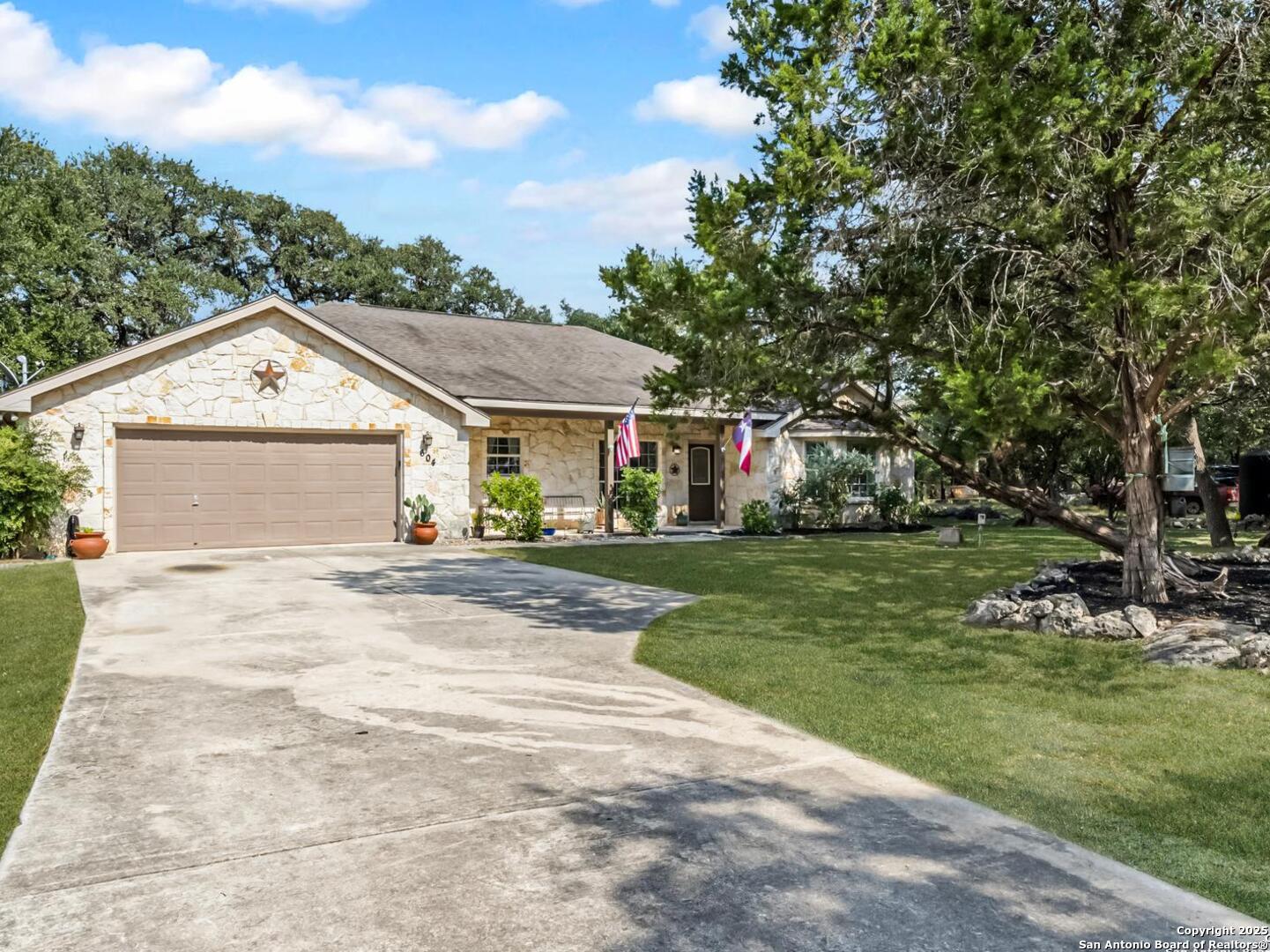 604 Guadalupe Drive Spring Branch, TX 78070 - Photo 5 of 41 front view of a house with a yard