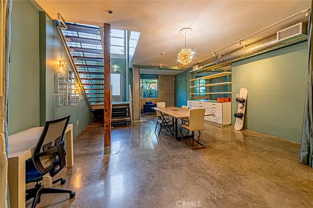 a outdoor space with chairs