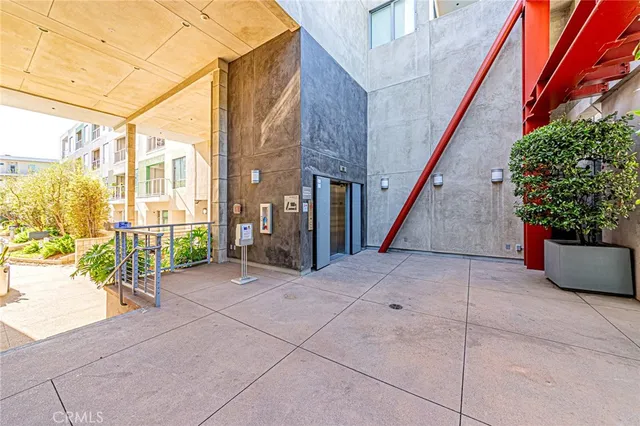 a backyard of a house with seating space