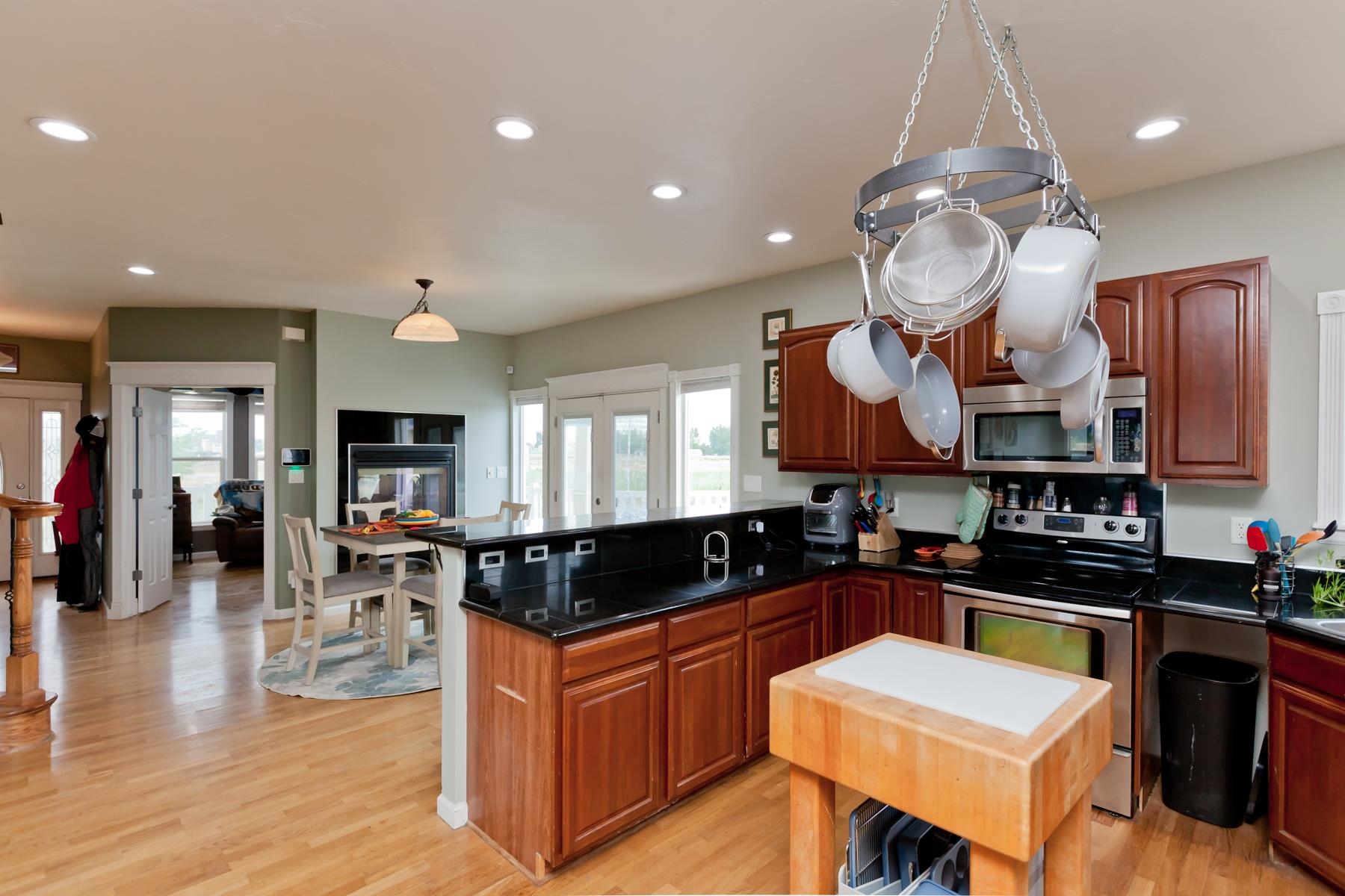 1815 O Road Fruita, CO 81521 - Photo 17 of 42 a kitchen with a counter space a sink and cabinets