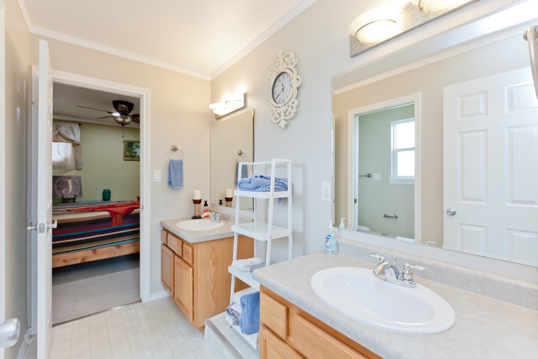 1815 O Road Fruita, CO 81521 - Photo 33 of 42 a bathroom with a sink double vanity and a mirror