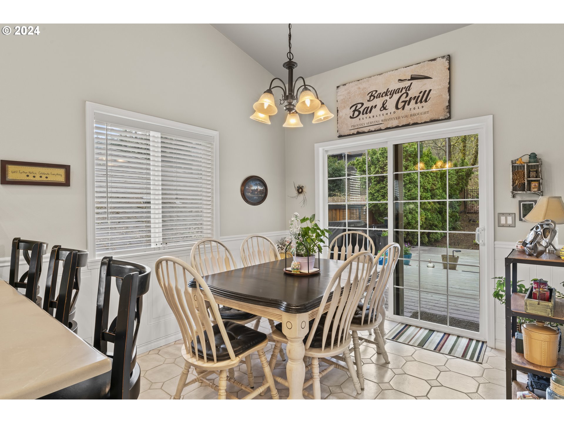 6737 Ivy Street Springfield, OR 97478 - Photo 20 of 48 a view of a dining room with furniture window and outside view