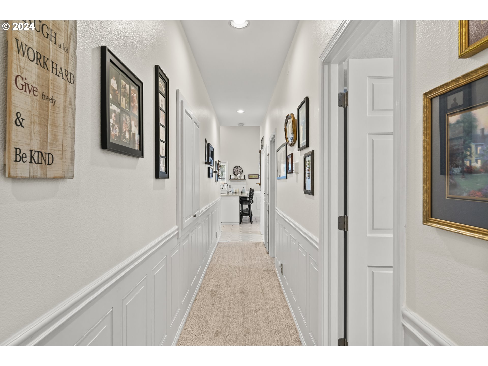 6737 Ivy Street Springfield, OR 97478 - Photo 39 of 48 view of a hallway with wooden floor and entryway