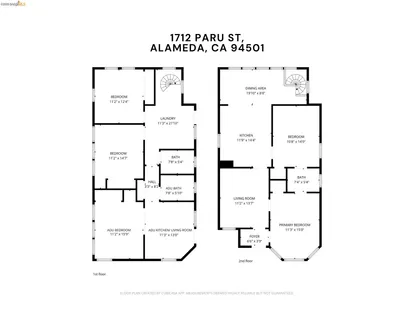 $1,295,000 | 1712 Paru Street, Alameda, CA 94501